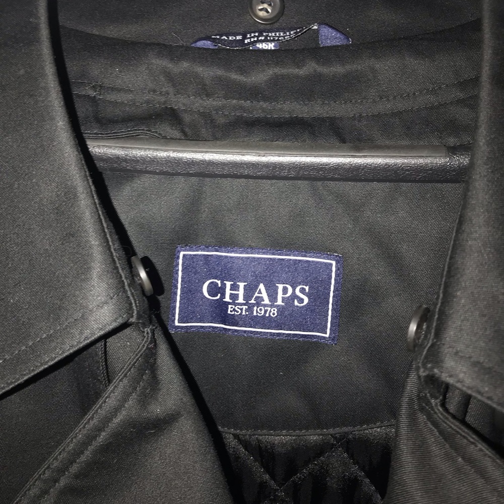 Men’s Chap’s worn over coat, never worn.